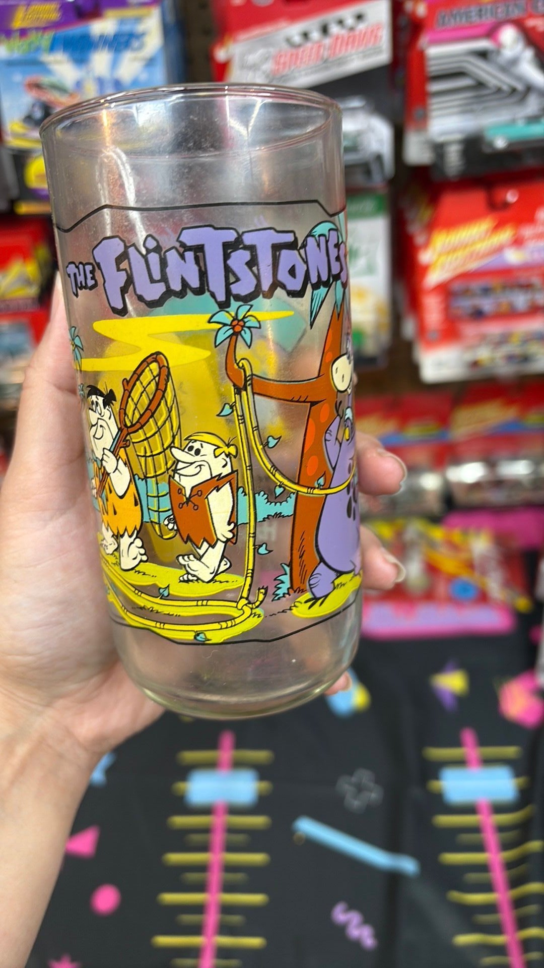 Hardees Flintstones The First 30 Years Glass 1991, Snorkasaurus
