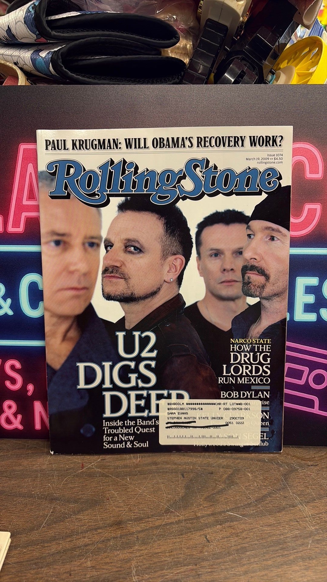 4B - Rolling Stone Magazine March 19 2009 U2 Cover
