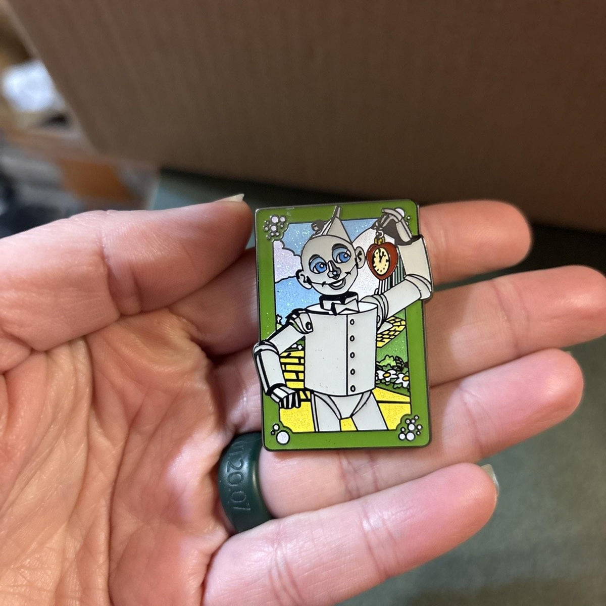 1B - Wizard of Oz Tin Man Pin - Buckle Down - New - new-without-tags