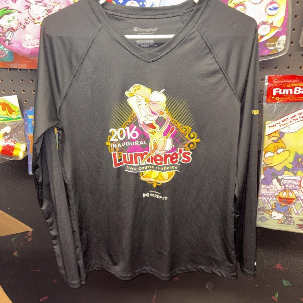 2016 Run Disney Inaugural Lumiere's 2 Course Challenge Shirt | Women’s Size M - pre-owned---good