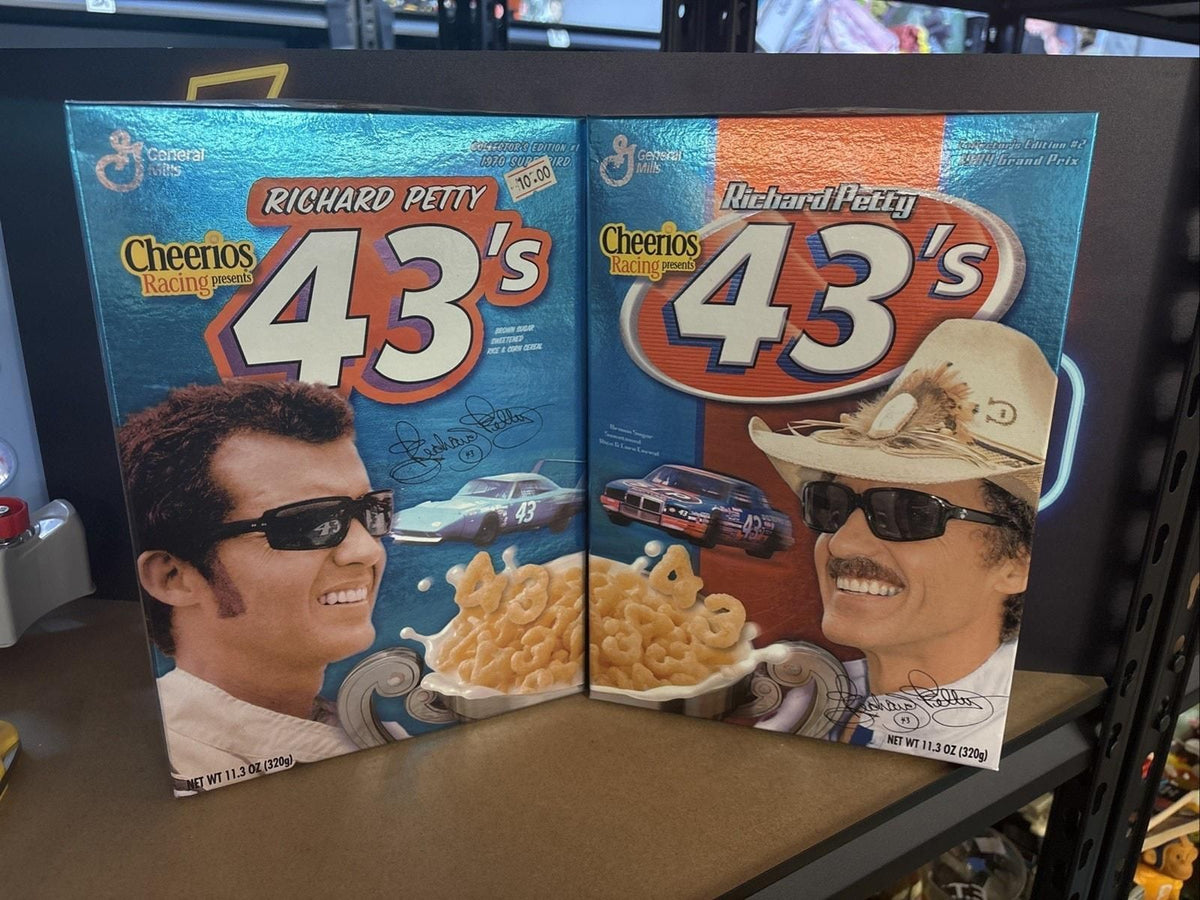 GM Cheerios NASCAR Racing Richard Petty 43's Cereal Boxes - Unopened - 7C