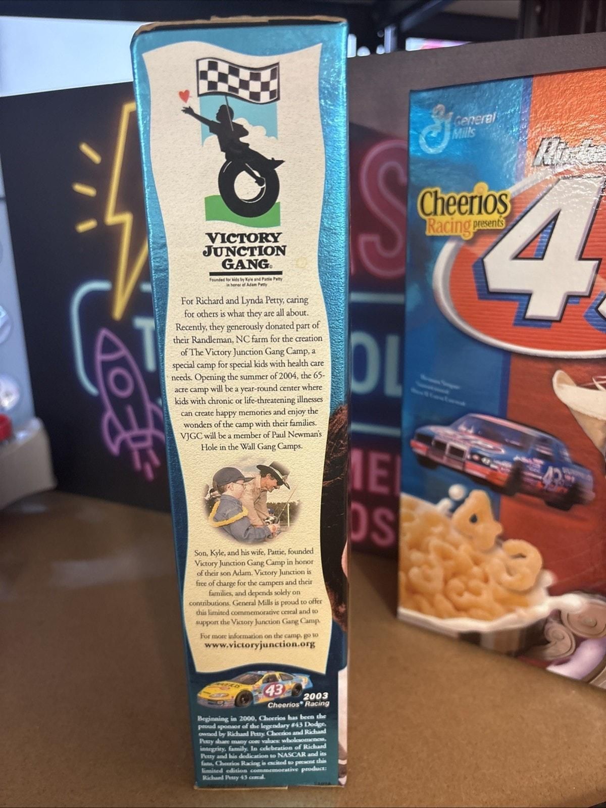 GM Cheerios NASCAR Racing Richard Petty 43's Cereal Boxes - Unopened - 7C