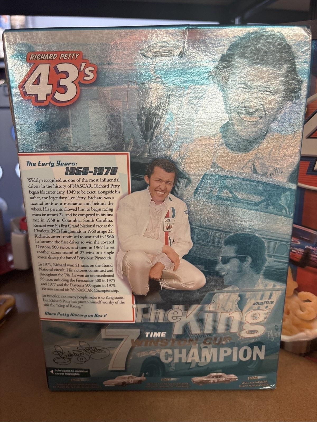GM Cheerios NASCAR Racing Richard Petty 43's Cereal Boxes - Unopened - 7C