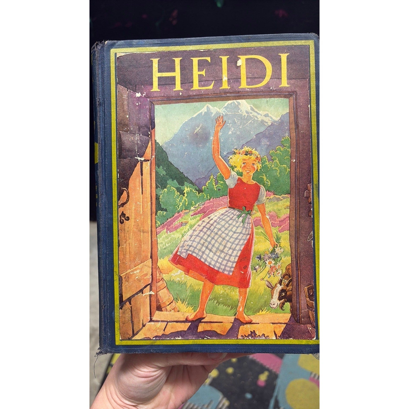 Heidi by Johanna Spyri Art By Maud & Miska Petersham Garden City 1932 VTG Book