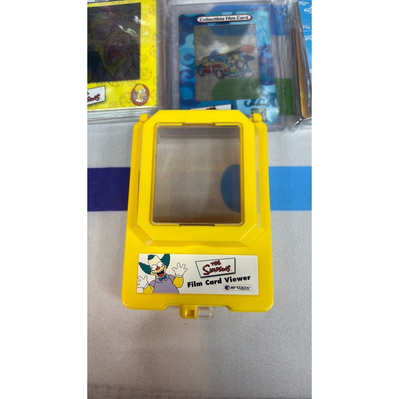 2000 ARTBOX THE SIMPSONS FILM CARDZ COMPLETE-46 CARD FULL SET WITH VIEWER