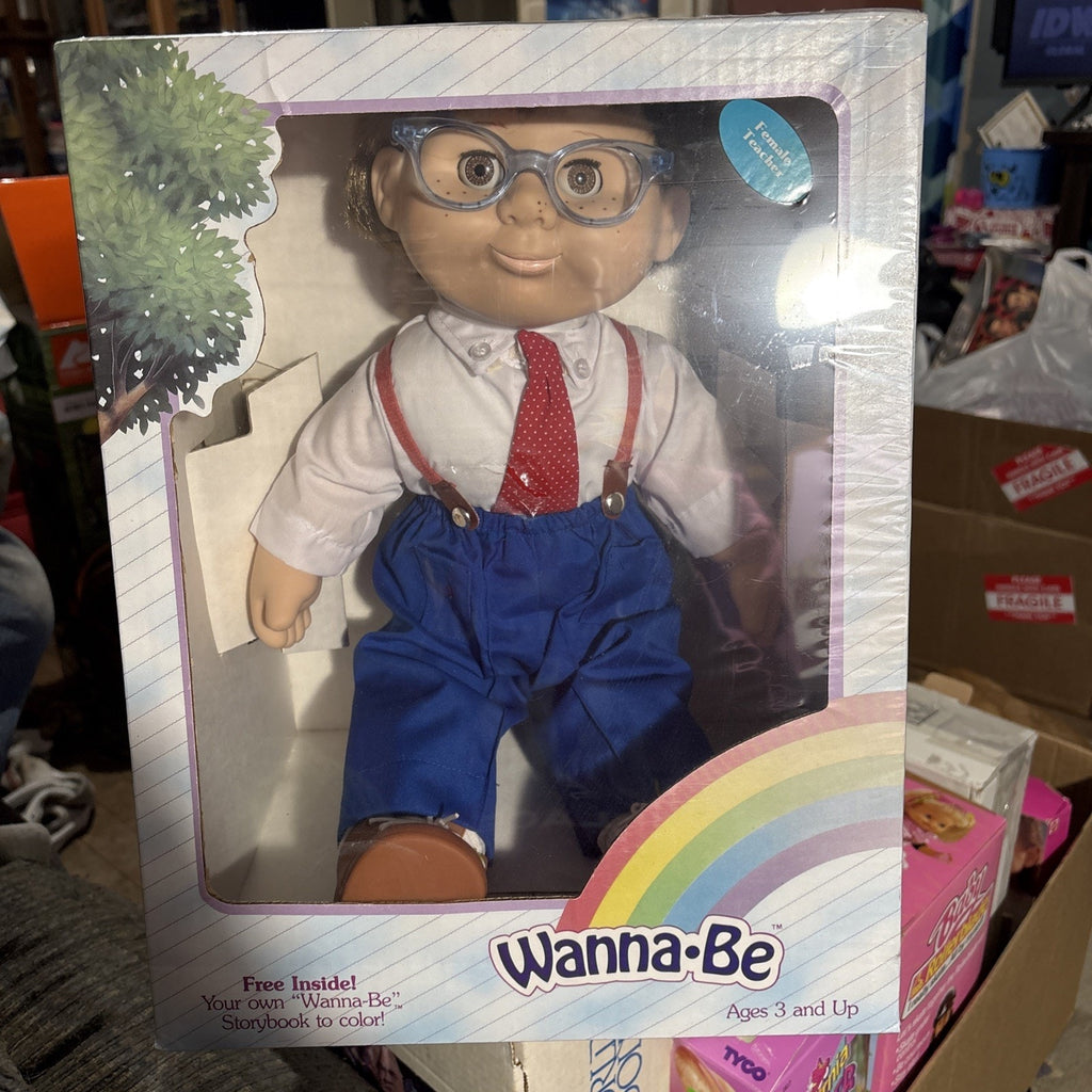 Vintage Wanna Be 1986 Male Teacher NEW IN BOX