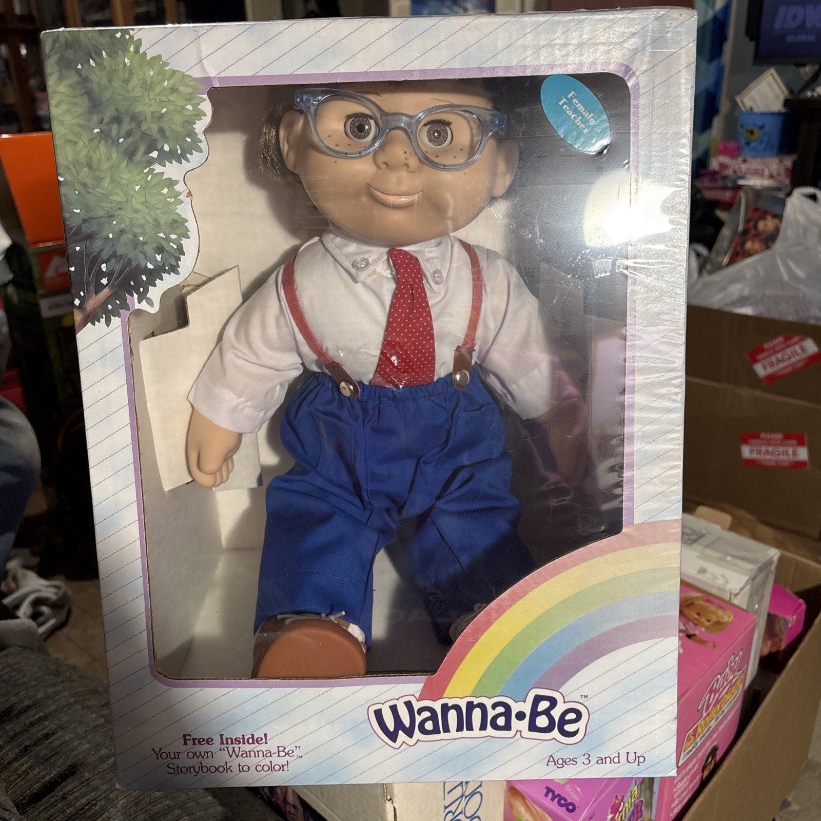 Vintage Wanna Be 1986 Male Teacher NEW IN BOX
