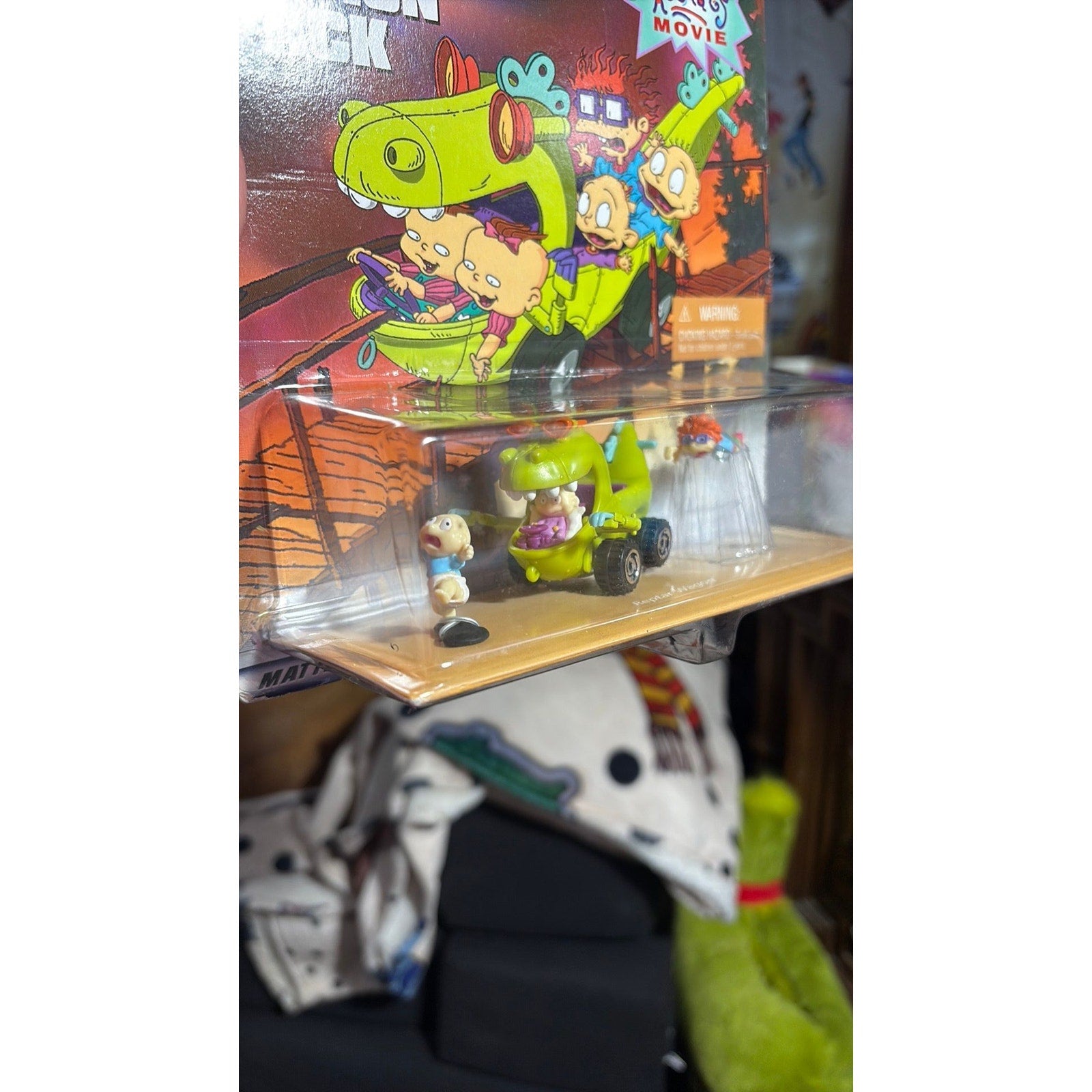 1998 Hot Wheels Action Pack The Rugrats Movie Reptar and Tommy Pickles Vintage